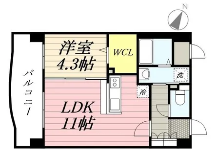 ナウヴィレッジ松島Ⅱ【0402号室】の間取り