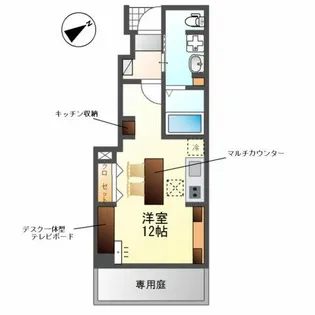 サンフェリーチェS【1階】の間取り