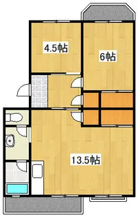 サンライズ21【403号室】の間取り