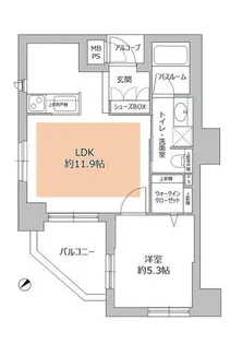 ワコーレ神戸元町アクシア【7階】の間取り
