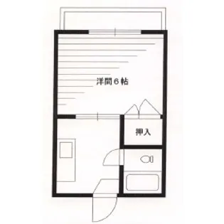 アーベイン別府【203号室】の間取り