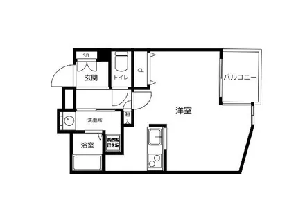 アクティス長野東【2階】の間取り