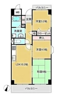 ジョイキタムラ【2階】の間取り
