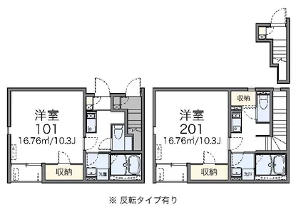 レオネクスト西宮北五番館【101号室】の間取り