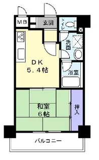 インテリアハシモトビル【205号室】の間取り