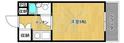 メゾン・キク【201号室】の間取り