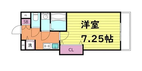 Luxe深江橋【2階】の間取り