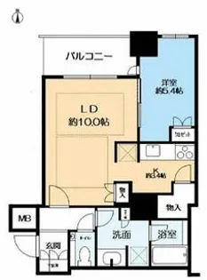 クラッシィタワー淀屋橋【8階】の間取り