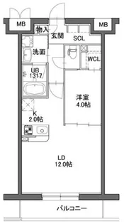 ナカノハイツパート9【502号室】の間取り