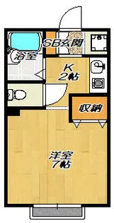 アンシャンテ池之端【1階】の間取り