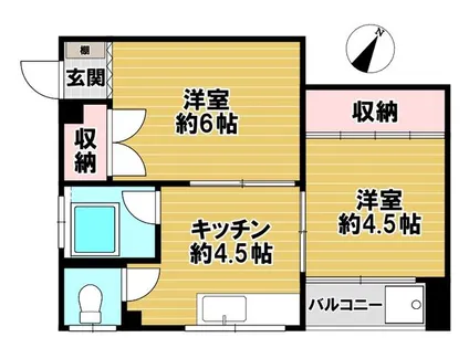 渡邉マンション【3階】の間取り