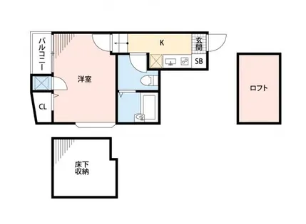 ベネフィスタウン平尾1【1階】の間取り