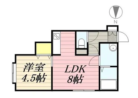 ルアナ麻生【0103号室】の間取り