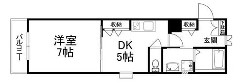 メゾンドエール【3階】の間取り