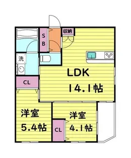 グラン今里NORTH【2階】の間取り