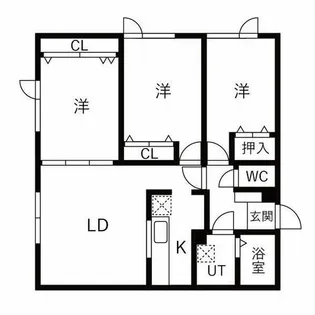 グランパ81【301号室】の間取り