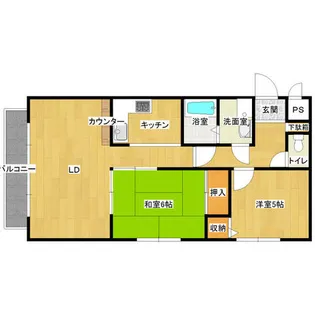 マンション寺新【1階】の間取り