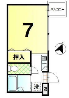 フォーブル高野【4階】の間取り