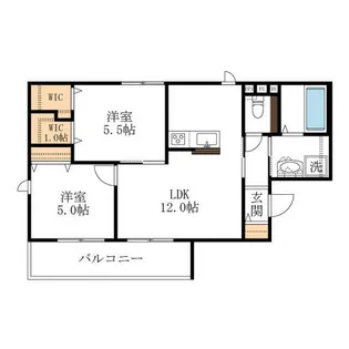 アズサ【4階】の間取り