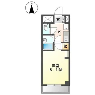 アイネシュタット【6階】の間取り