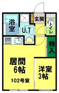 シェアリ【102号室】の間取り