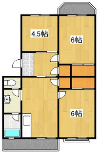 サンライズ21【305号室】の間取り