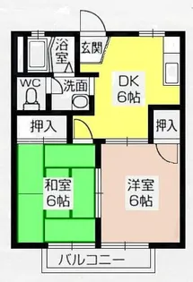 芦原ハイツ【103号室】の間取り