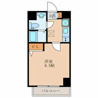 ドリーム川端壱番館【0702号室】の間取り