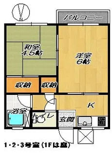 ヒノパナハイツ【2階】の間取り