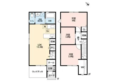 Forest Residence【Ⅰ号室】の間取り