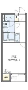 クレイノTOBAⅤ【203号室】の間取り