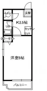 グラン帝塚山【303号室】の間取り