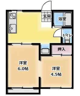 アルファ伏屋【105号室】の間取り