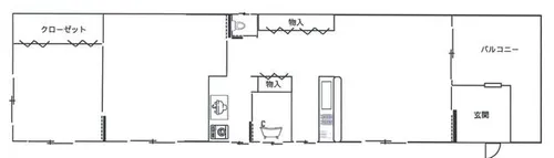 深江南ハイツ【2階】の間取り