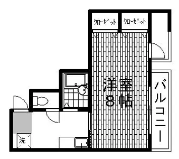ヴィルヌーブ御陵【2階】の間取り