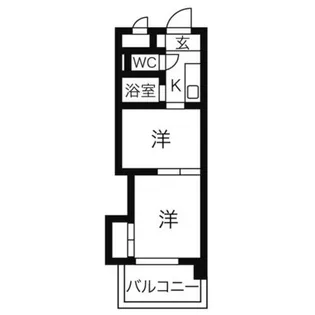 グリーンピア三郷【7階】の間取り