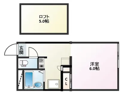 カーディフ【103号室】の間取り