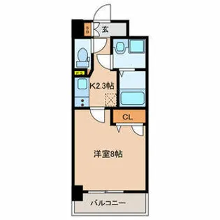 グランハイアット【4階】の間取り