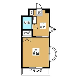ハイネス錦【2階】の間取り