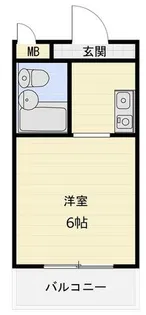 アイシス服部【2D号室】の間取り