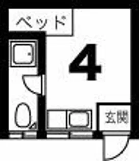 七福荘【1階】の間取り