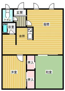 マキシーベアーB【103号室】の間取り