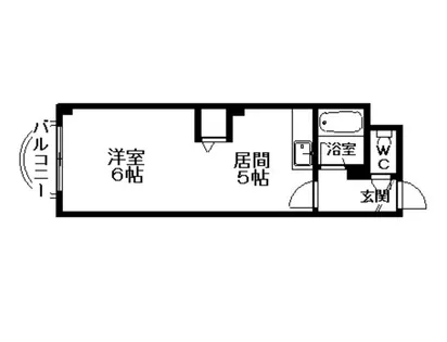 ウィングス札幌【4階】の間取り