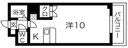 ヴェルデ上本町【601号室】の間取り