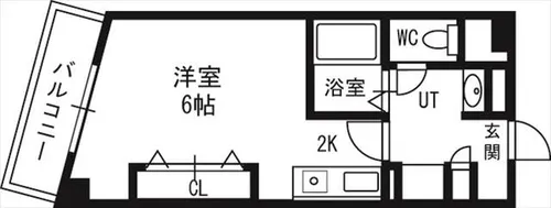 サテラ北34条【508号室】の間取り