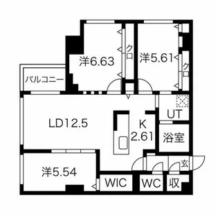 MODENA SIAN(モデナシアン)【610号室】の間取り