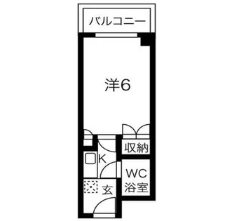 ジュネスメゾン【A307号室】の間取り