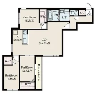 S-RESIDENCE琴似4条【2階】の間取り