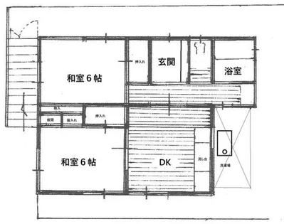 前田コーポ【201号室】の間取り