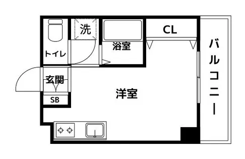 ナンノ第21号館【1階】の間取り